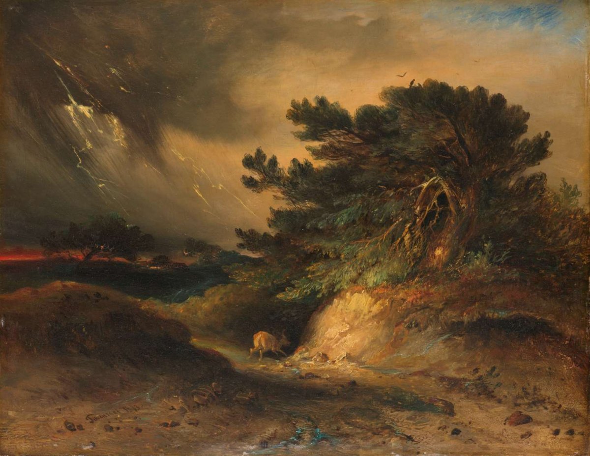 The Thunderstorm, Johannes Tavenraat, 1843