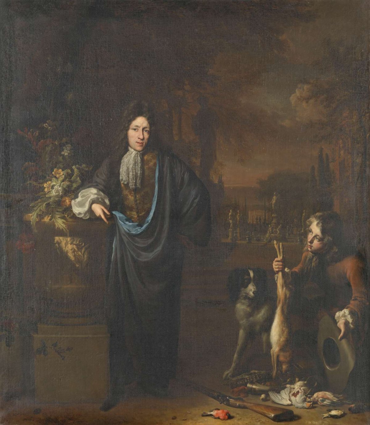 Portrait of Silvester van Tongeren, Jan Weenix, 1680 - 1719