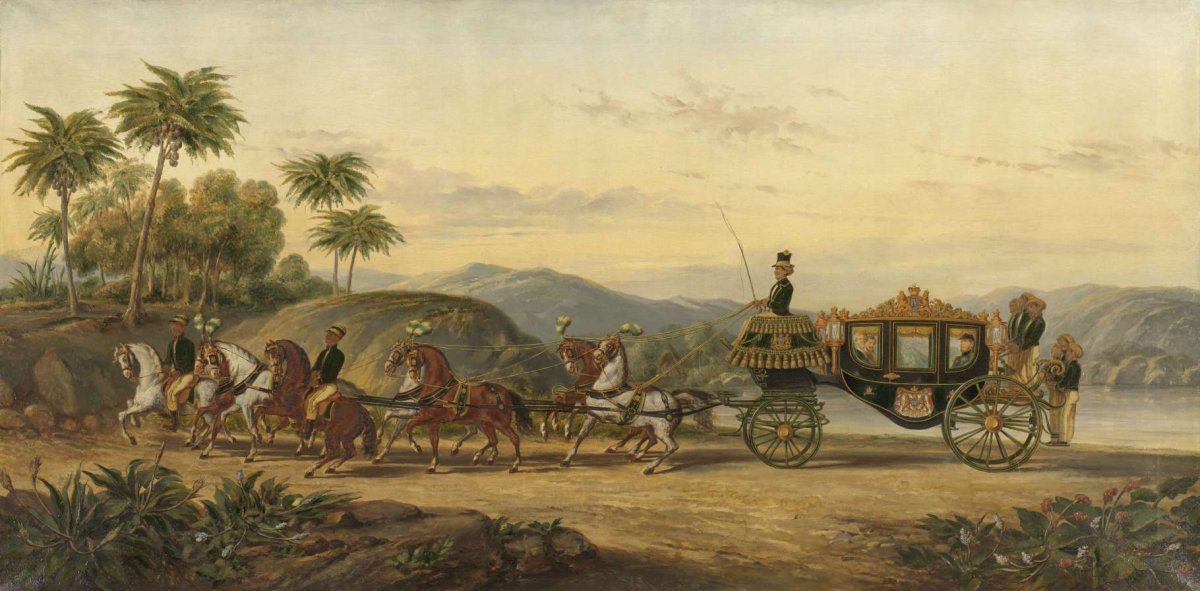 The Coach of Mangkoe Nagoro IV, Pieter Alardus Haaxman, c. 1870