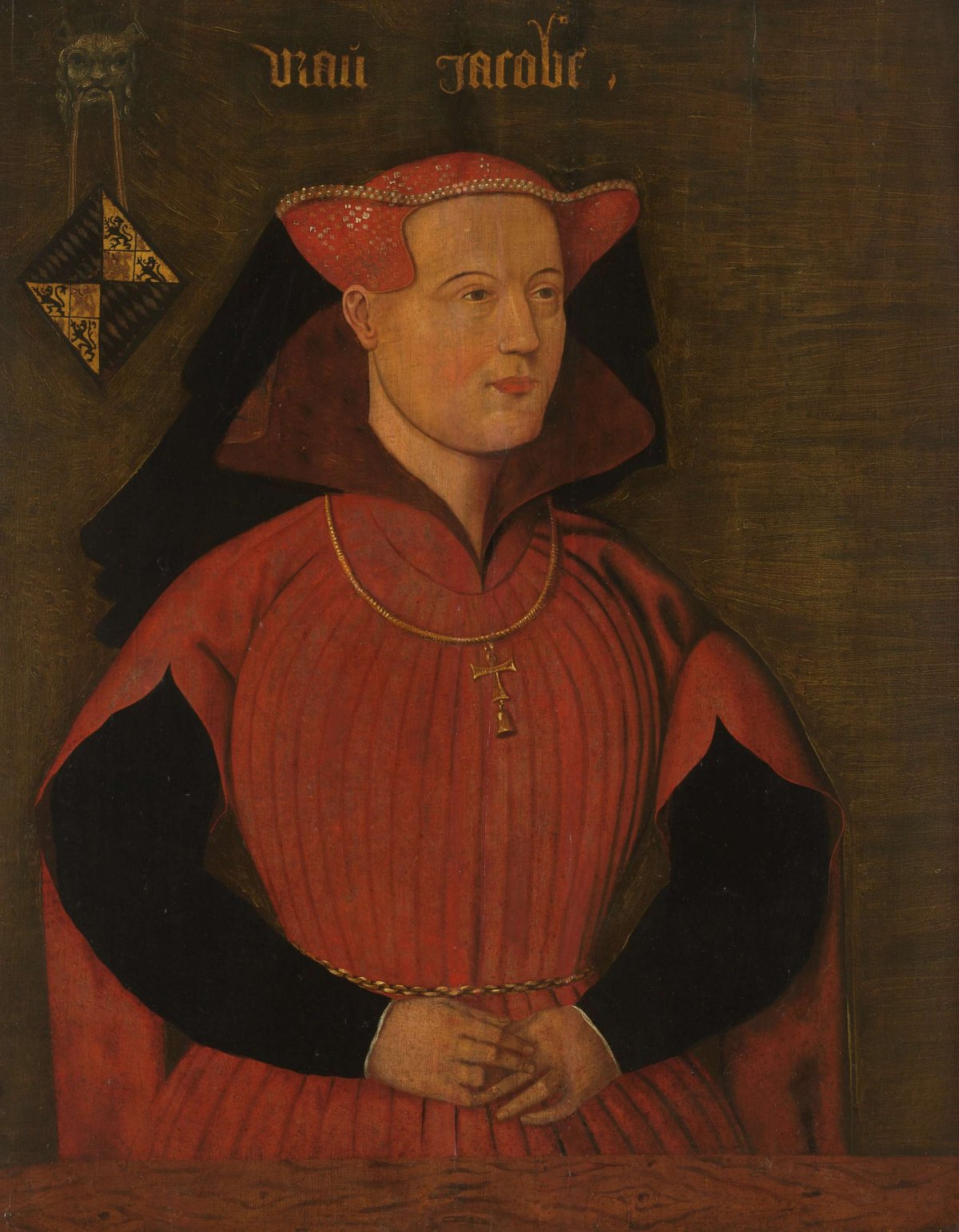 Portrait of Jacoba of Bavaria, Countess of Holland and Zeeland (Jacqueline, Countess of Hainaut), anonymous, after c. 1480