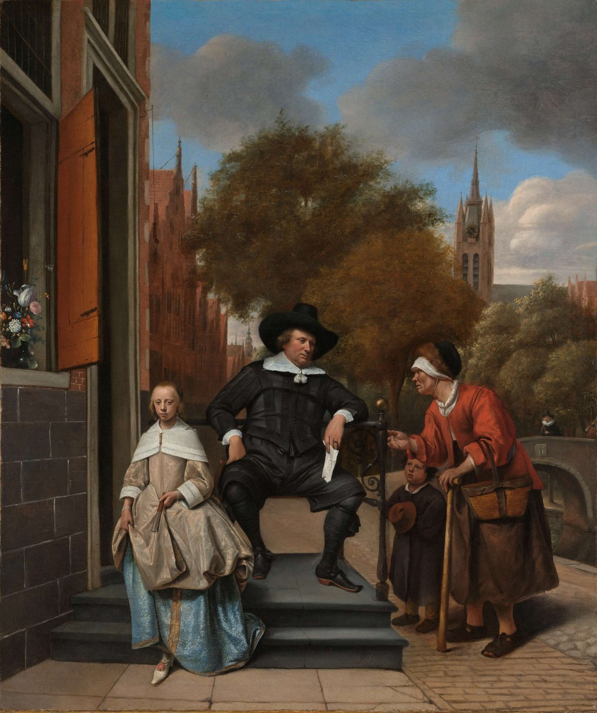 Adolf and Catharina Croeser, Known as ‘The Burgomaster of Delft and his Daughter’, Jan Havicksz. Steen, 1655
