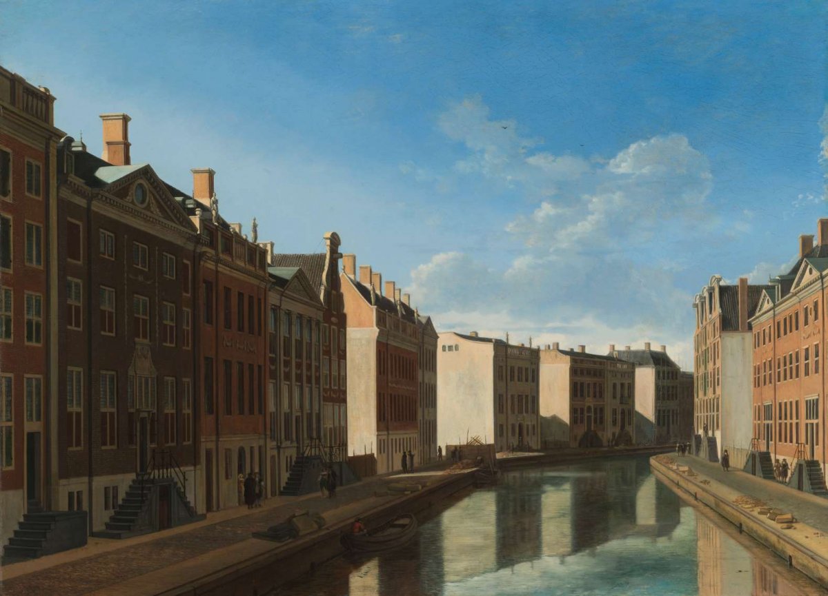 View of the Golden Bend in the Herengracht, Gerrit Berckheyde, 1671 - 1672
