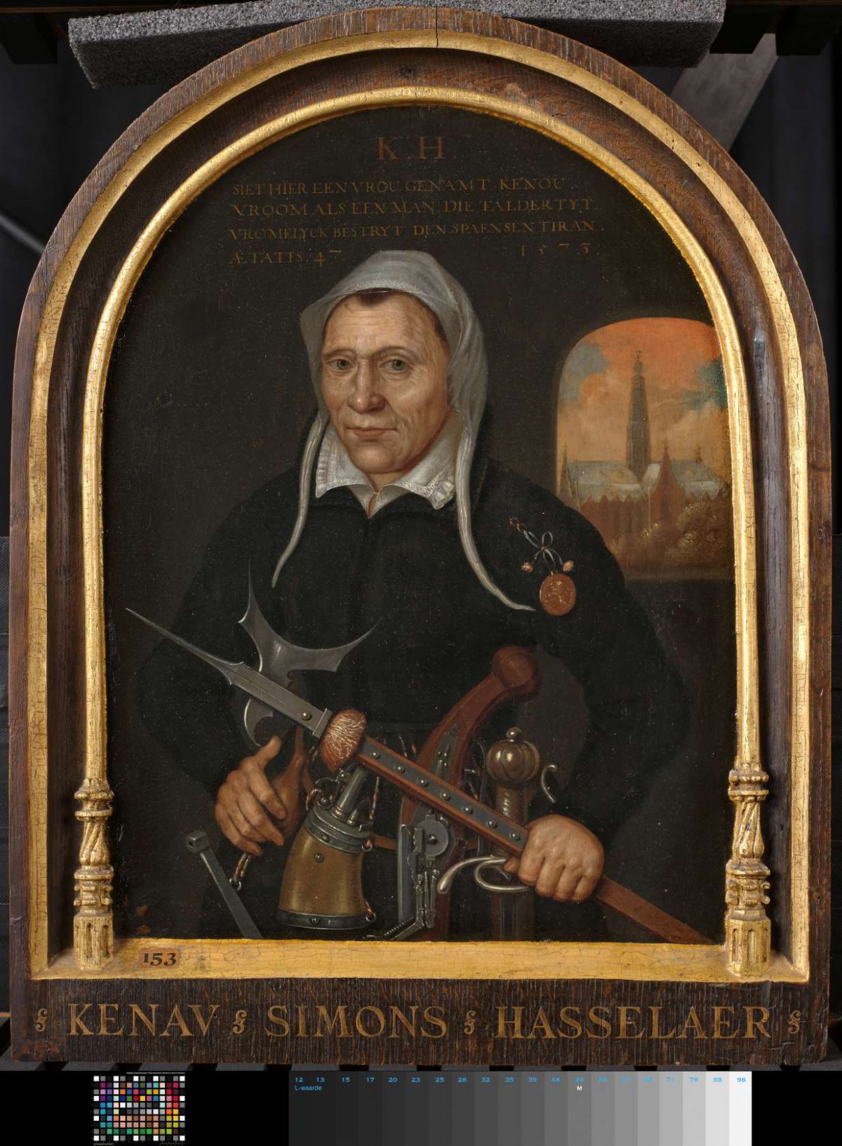 Kenau Simonsdr Hasselaer, anonymous, c. 1590 - c. 1609