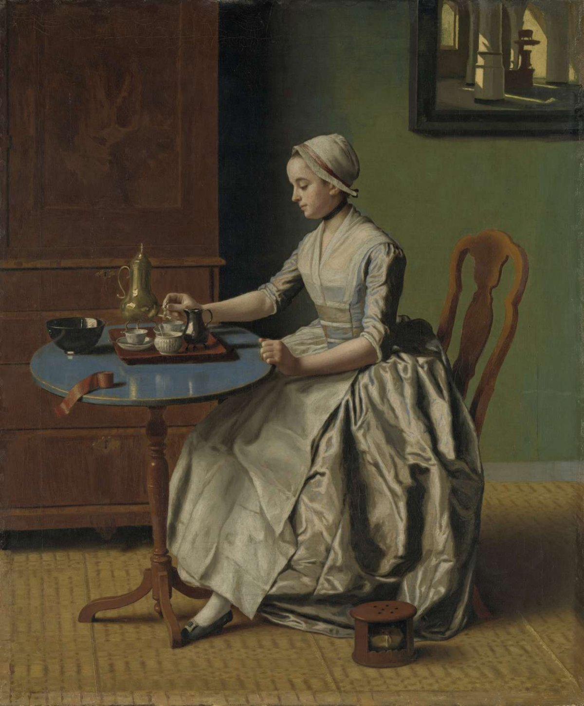 A Dutch Girl at Breakfast, Jean-Etienne Liotard, c. 1756