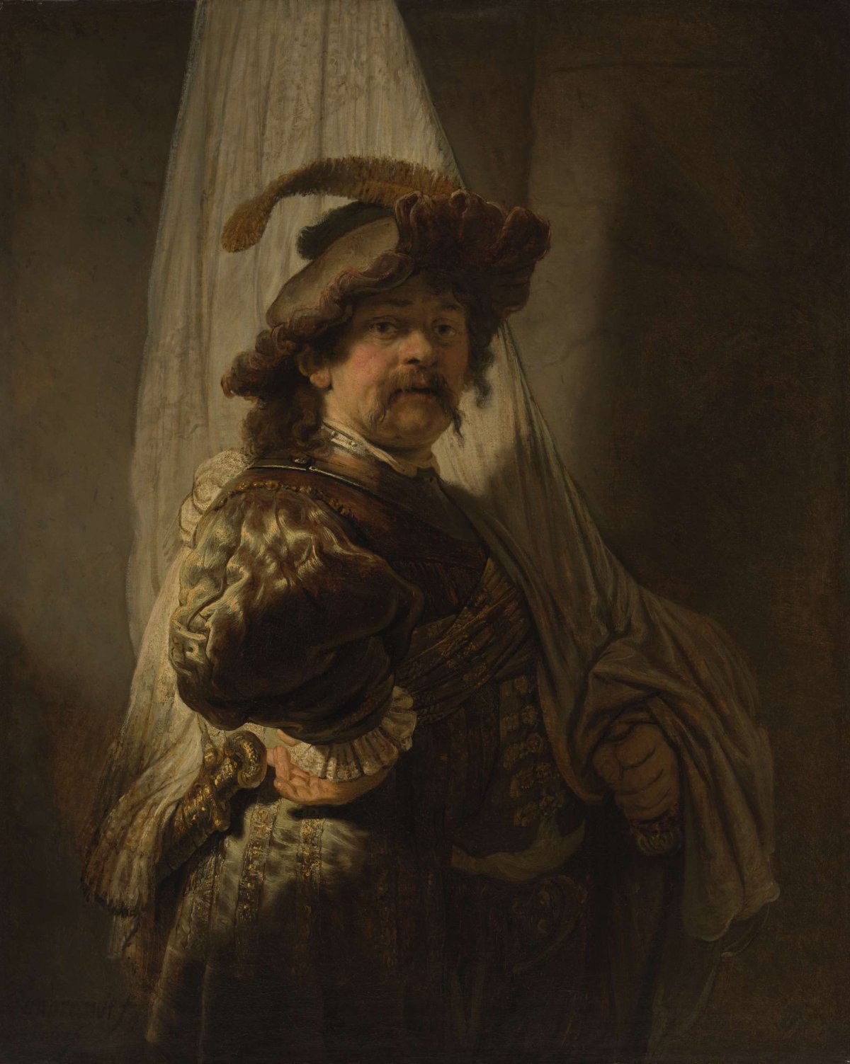 The Standard Bearer, Rembrandt van Rijn, 1636