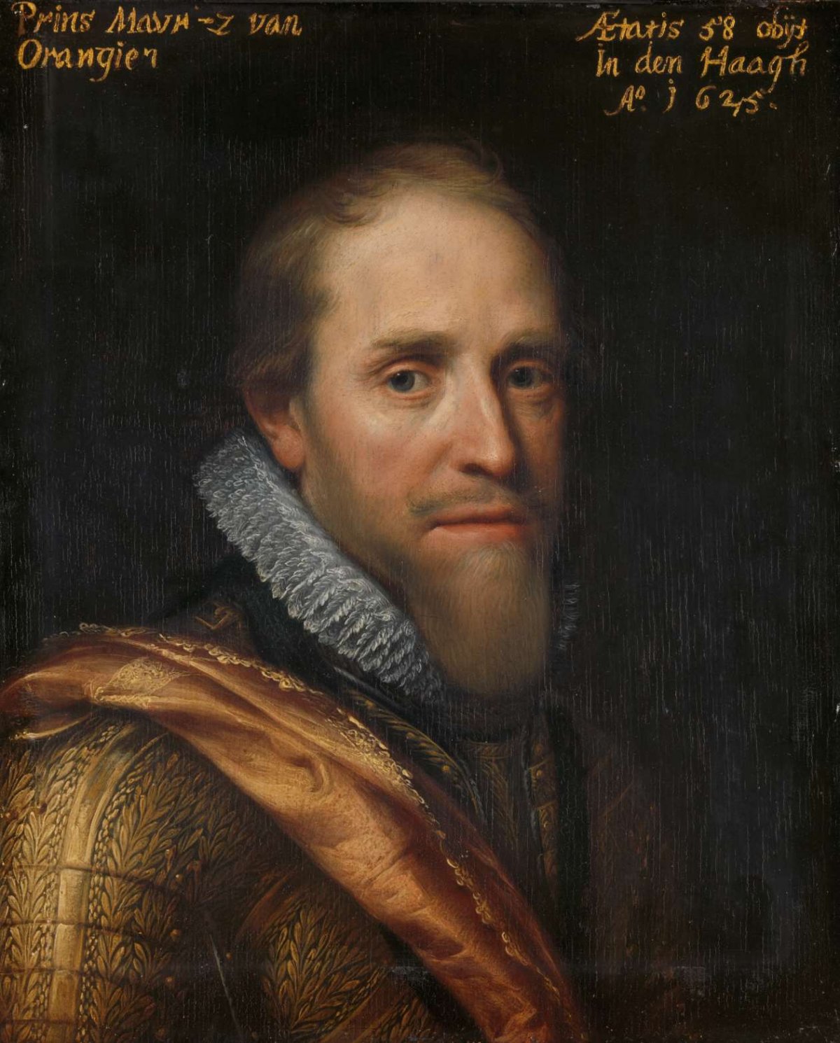 Portrait of Maurits (1567-1625), Prince of Orange, Michiel Jansz van Mierevelt, c. 1609 - c. 1633