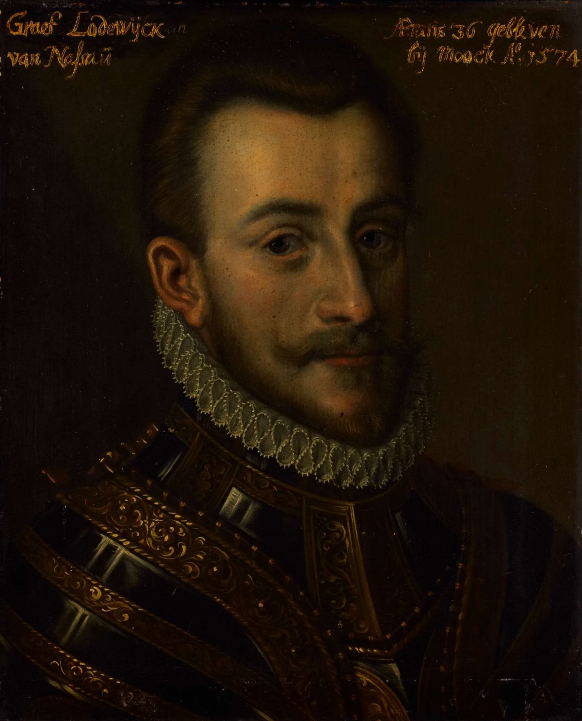 Portrait of Lodewijk (1538-74), Count of Nassau, anonymous, c. 1609 - c. 1633