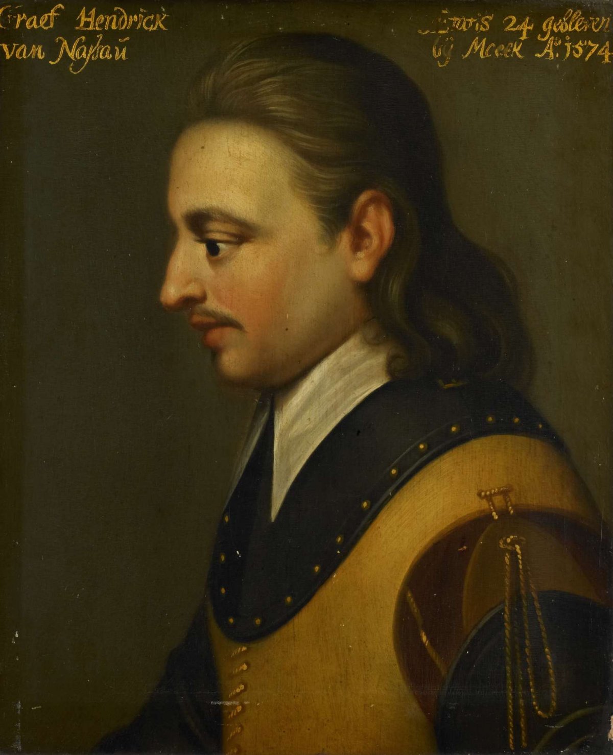 Portrait of Hendrik (1550-74), Count of Nassau, Wybrand de Geest, c. 1633 - c. 1635