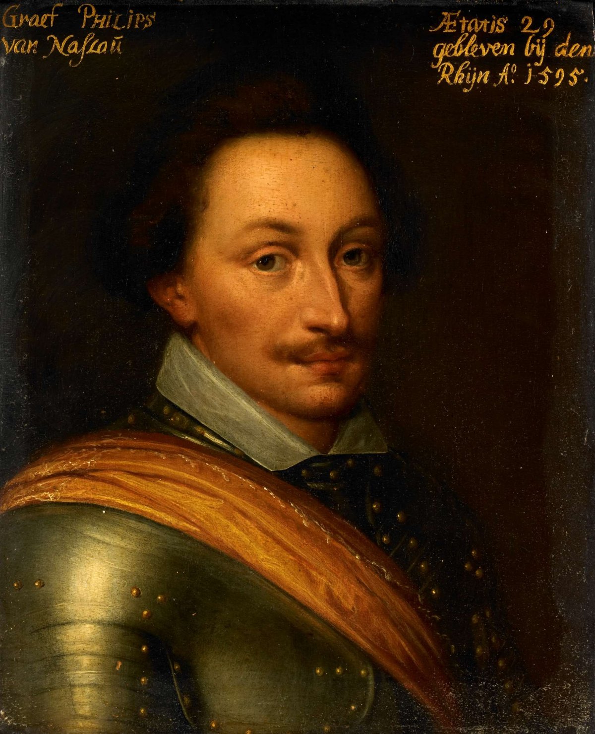 Portrait of Philips (1566-95), Count of Nassau, anonymous, c. 1609 - c. 1633