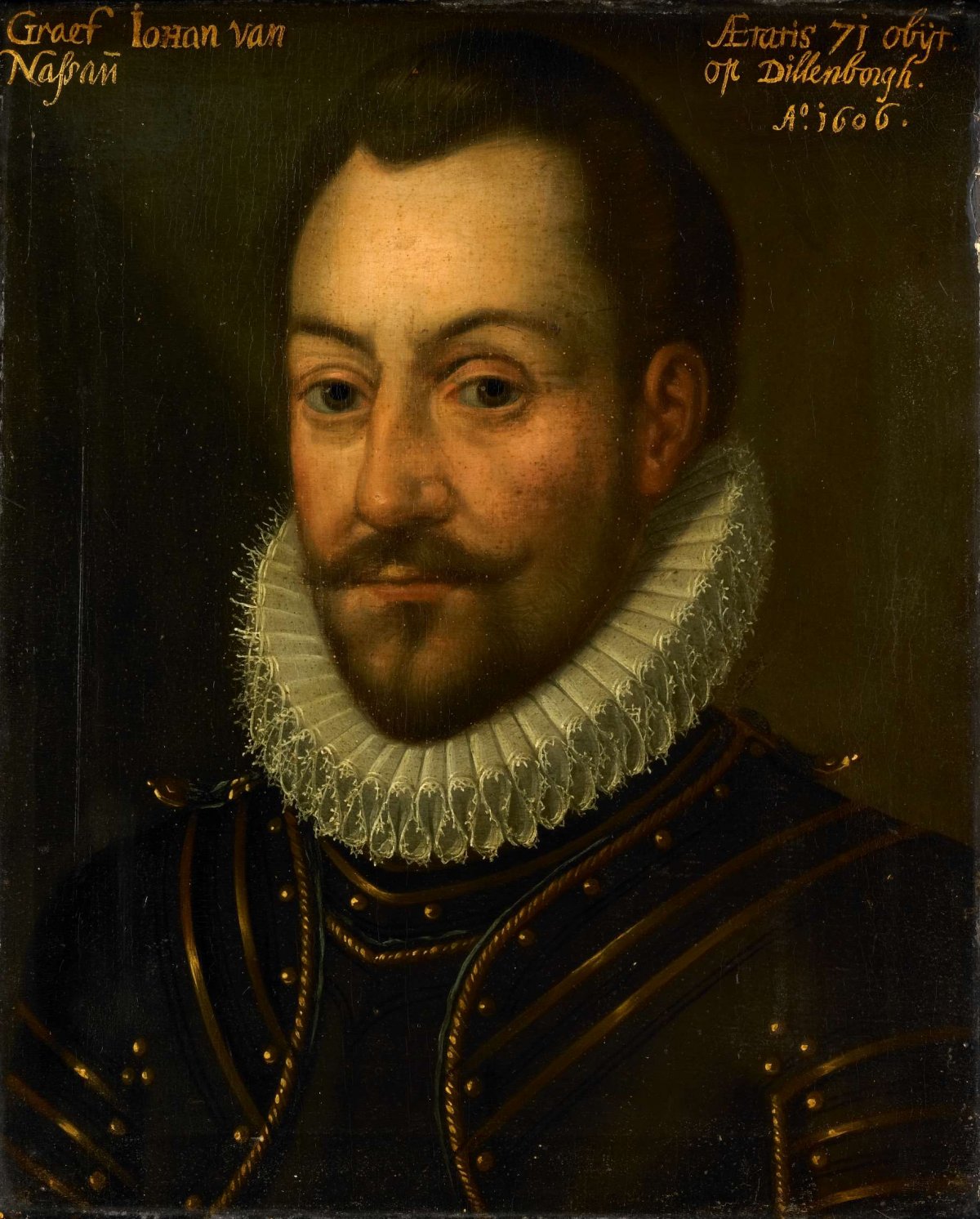 Portrait of an Unknown Count or Officer, possibly Jan the Elder (1535-1606), Count of Nassau, anonymous, c. 1609 - c. 1633