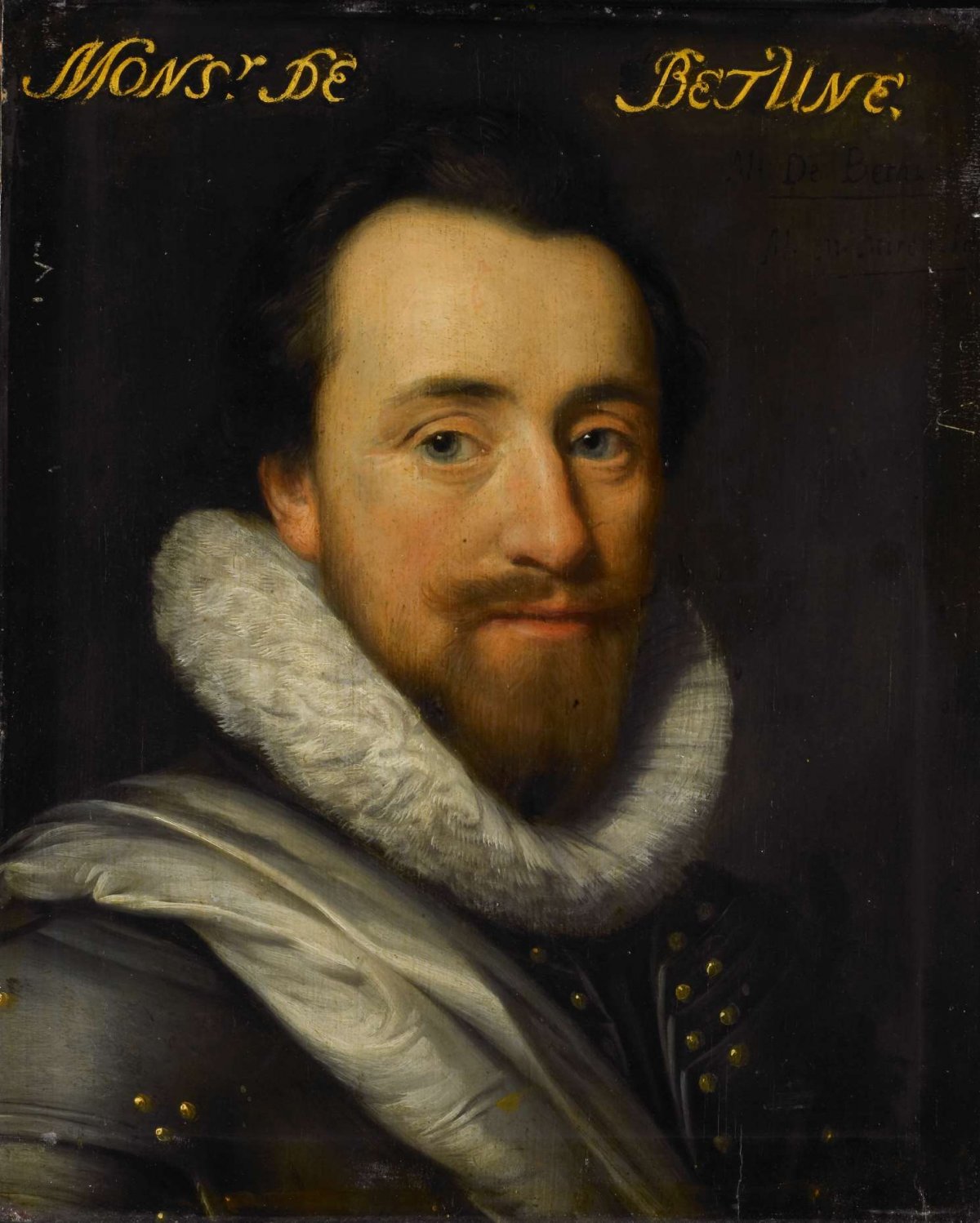 Portrait of Syrius de Bethune (?-1649), Lord of Cogni, Mareuil, le Beysel, Toulon, Conegory and Chastillon, Michiel Jansz van Mierevelt, c. 1615 - c. 1633