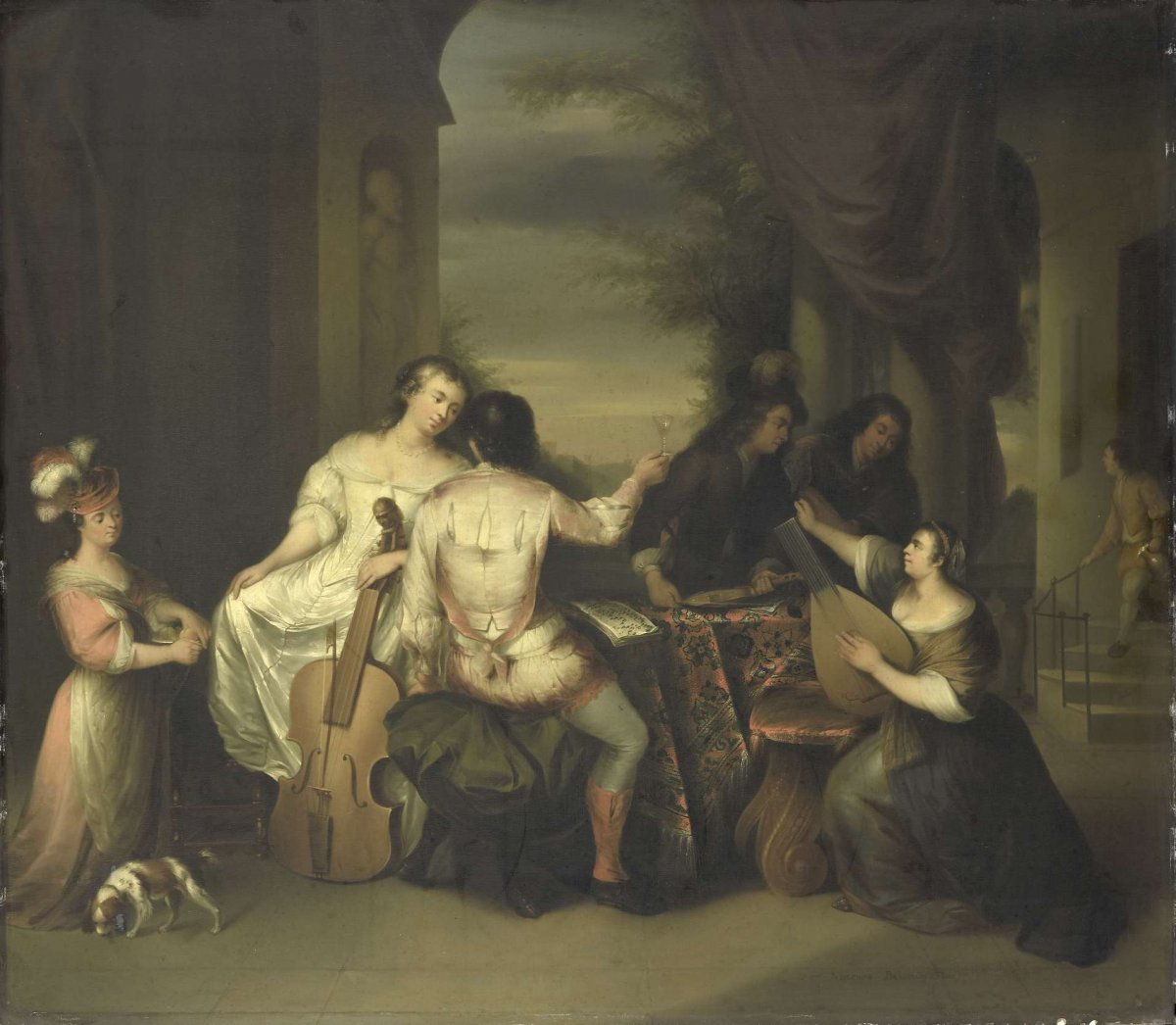 A Musical Company, Melchior Brassauw, 1730 - 1757