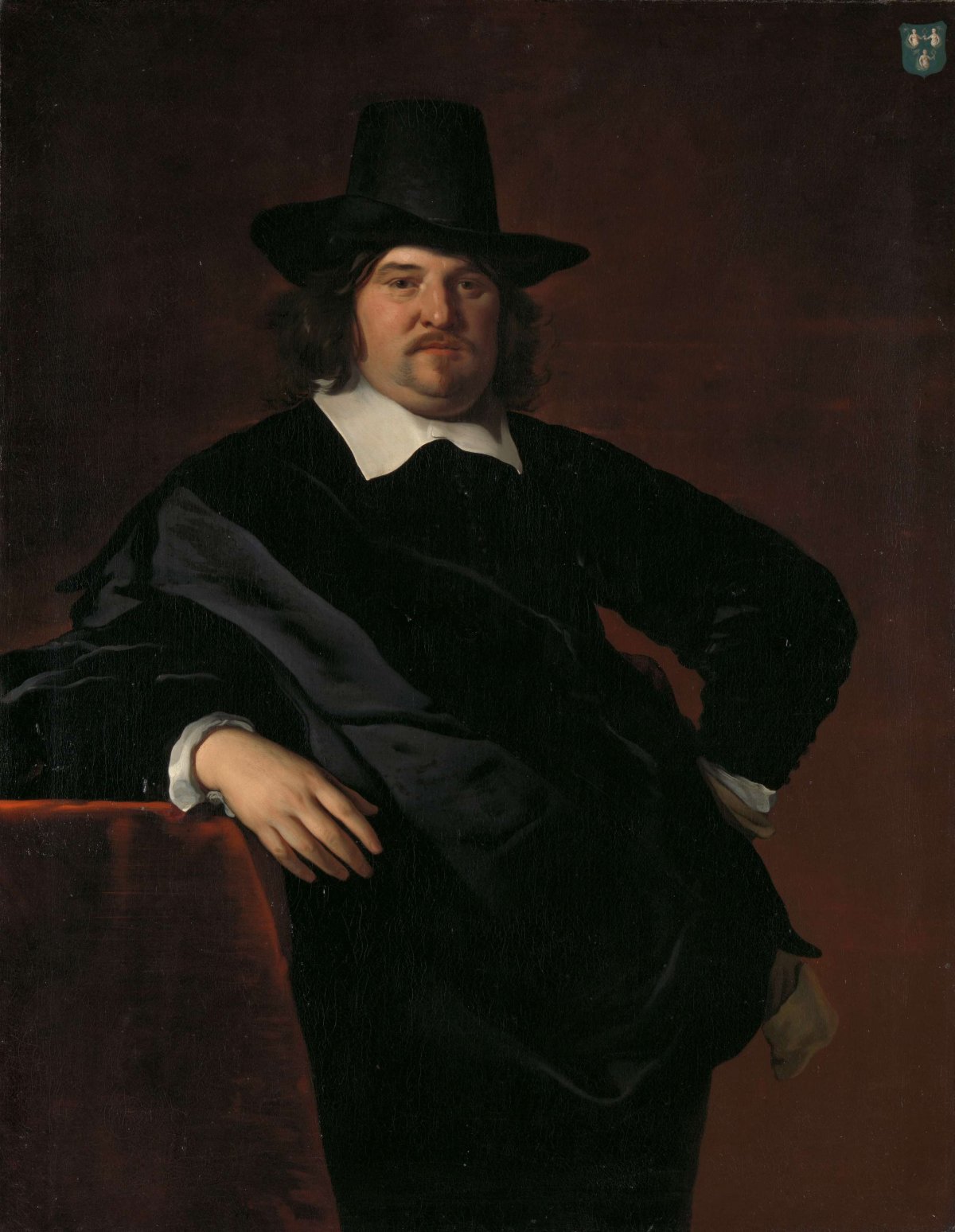 Portrait of Abraham de Visscher (1605-67). Amsterdam merchant and director of the Dutch West India Company, Jacob Adriaensz Backer, c. 1651