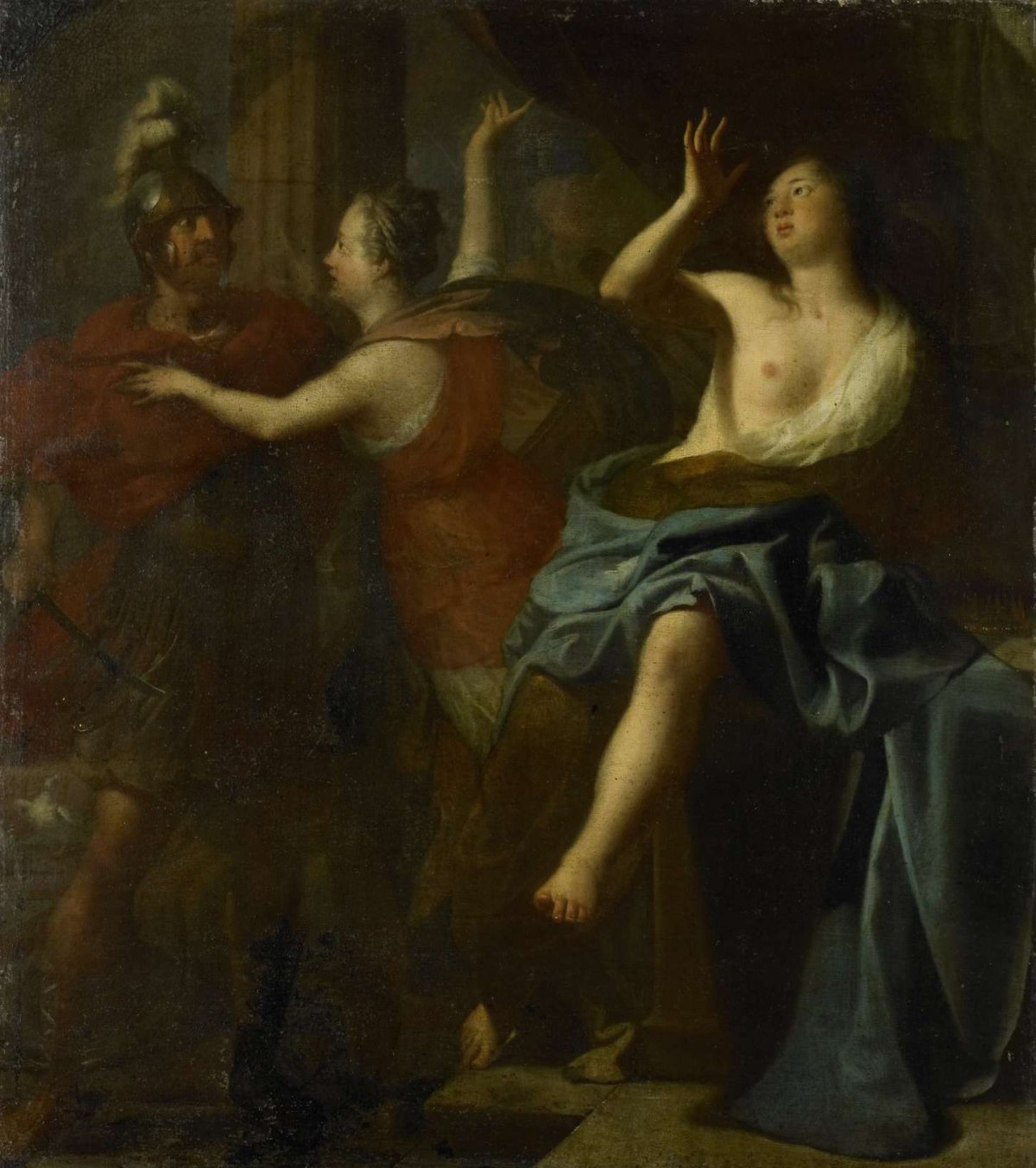 Tarquinius and Lucretia, anonymous, 1700 - 1799