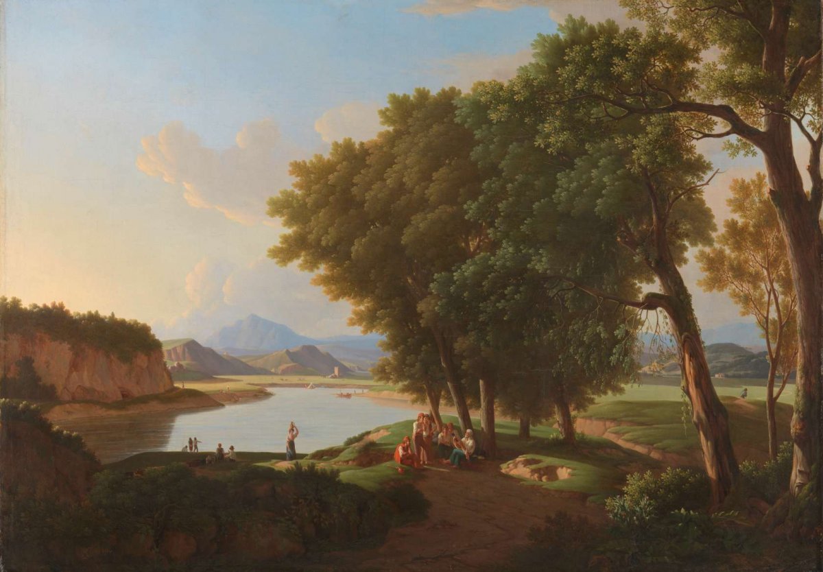 The Aqua Cetosa near Rome, Pieter Rudolph Kleijn, 1810