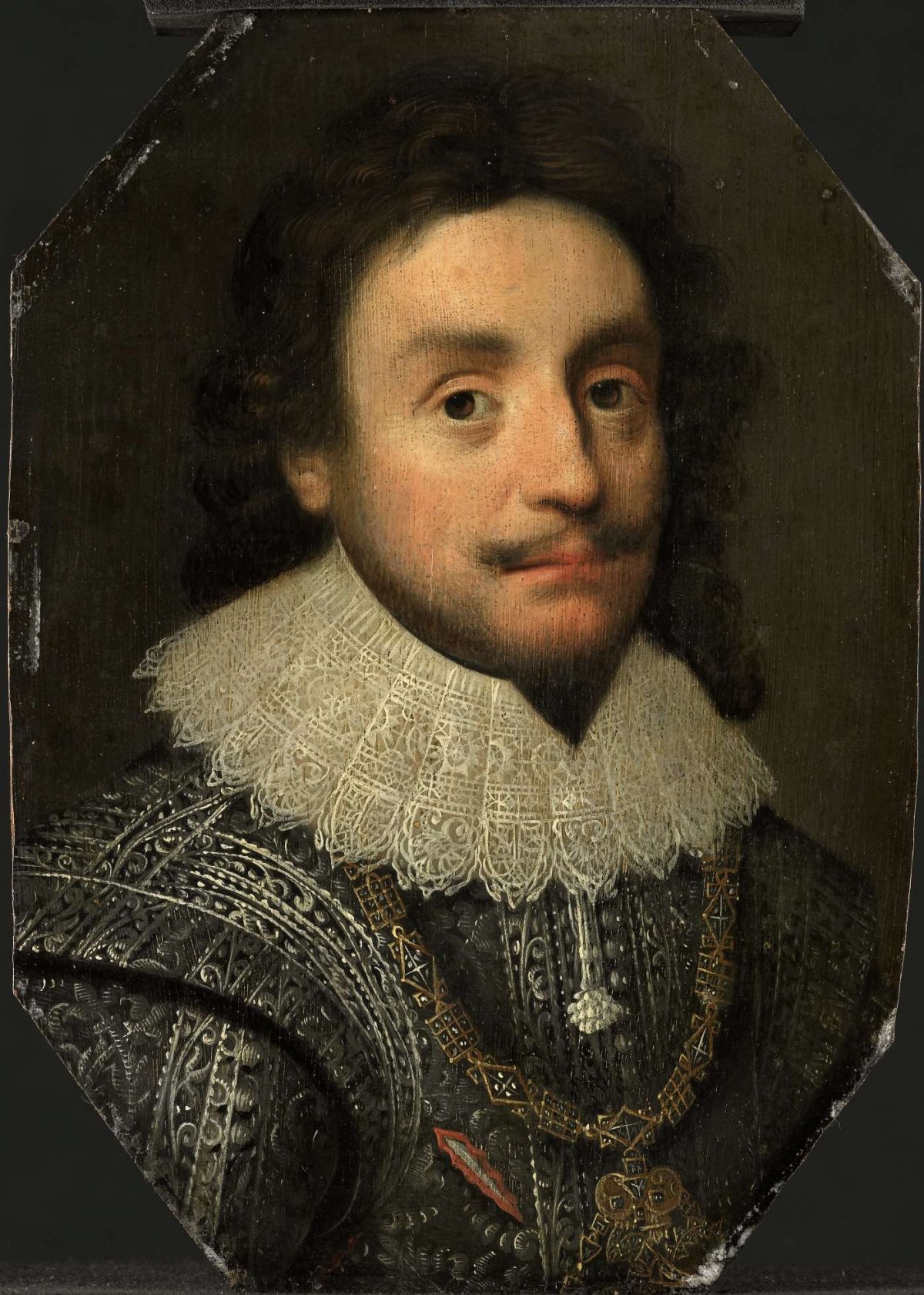 Portrait of Frederick V (1596-1632), Elector of the Palatinate, Michiel Jansz van Mierevelt, in or after 1621