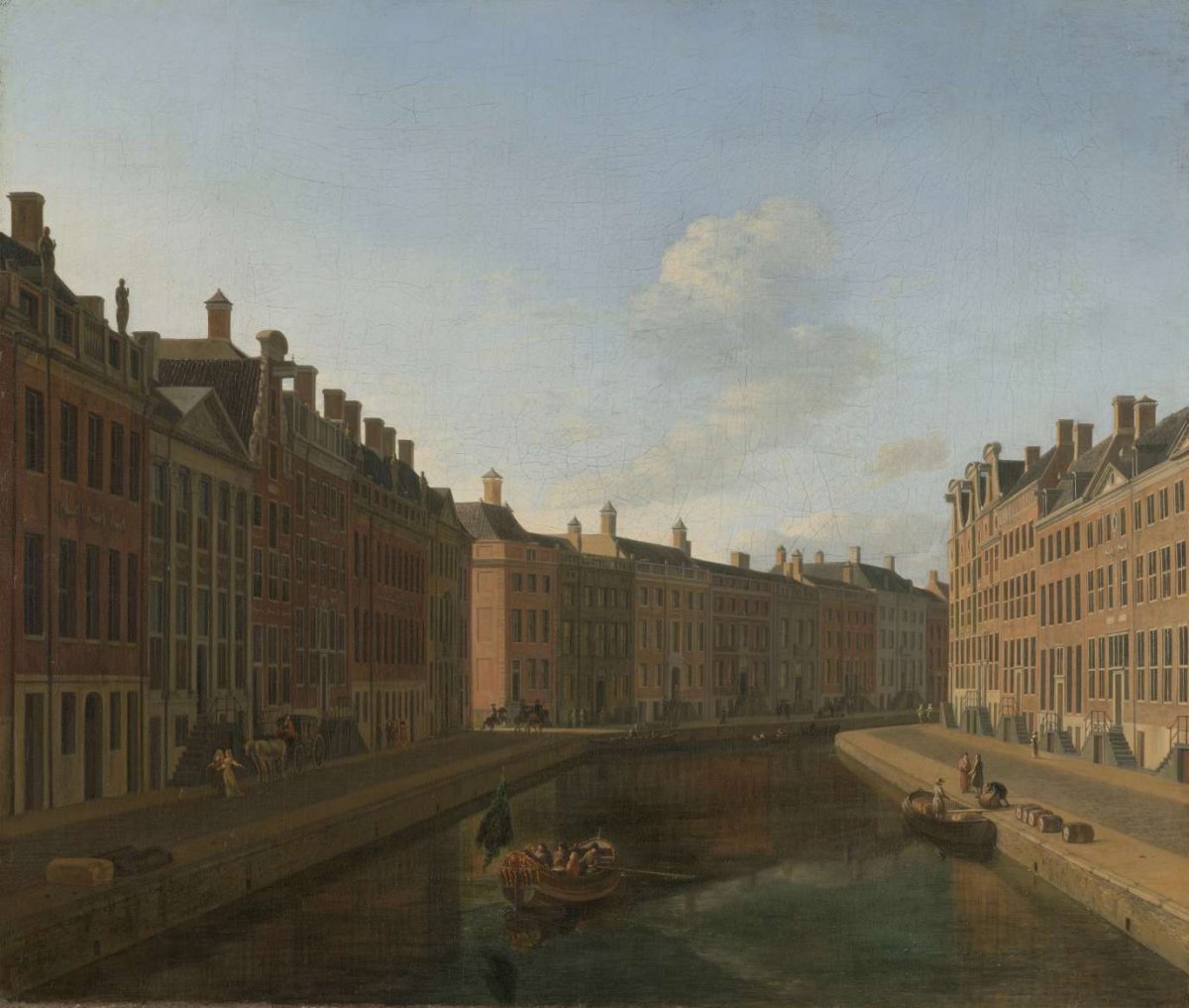View of the Golden Bend in the Herengracht from the east, Gerrit Berckheyde, 1685