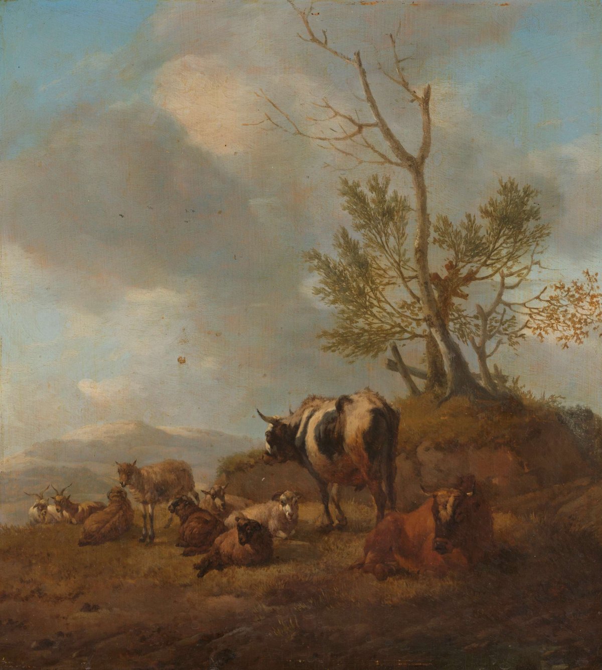 Landscape with Animals, Willem Romeyn, 1650 - 1694