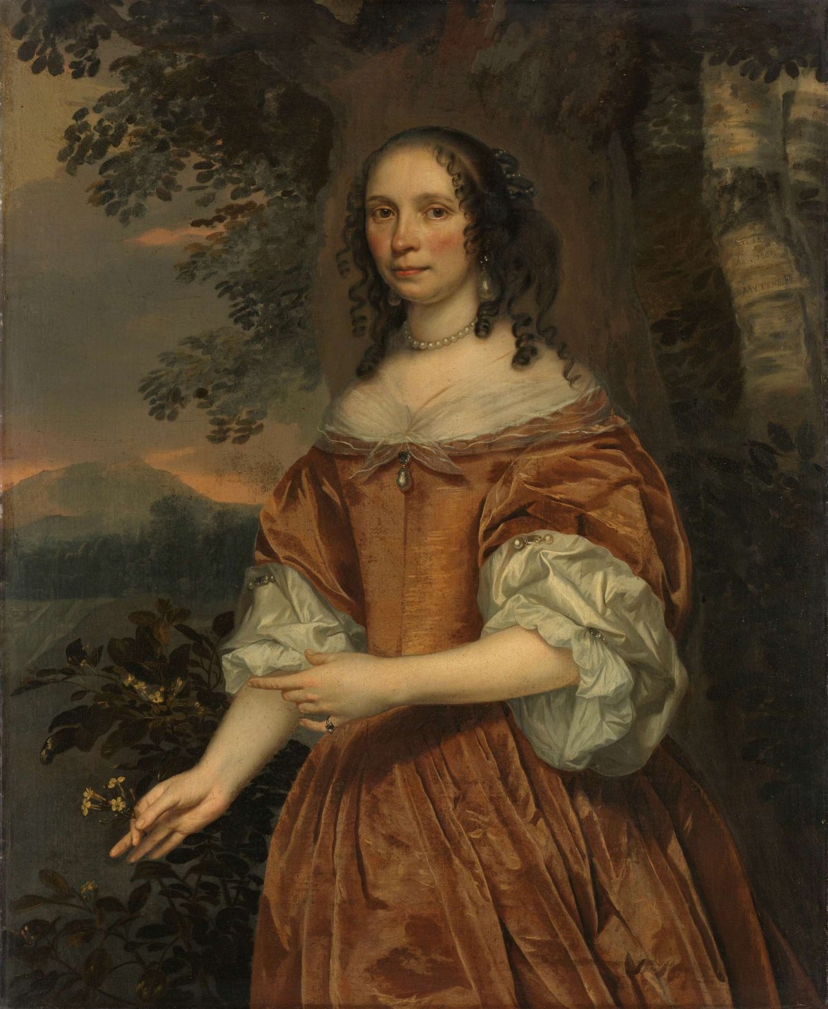 Portrait of Maria de Witte Françoisdr (1616-70), Jan Mijtens, 1661