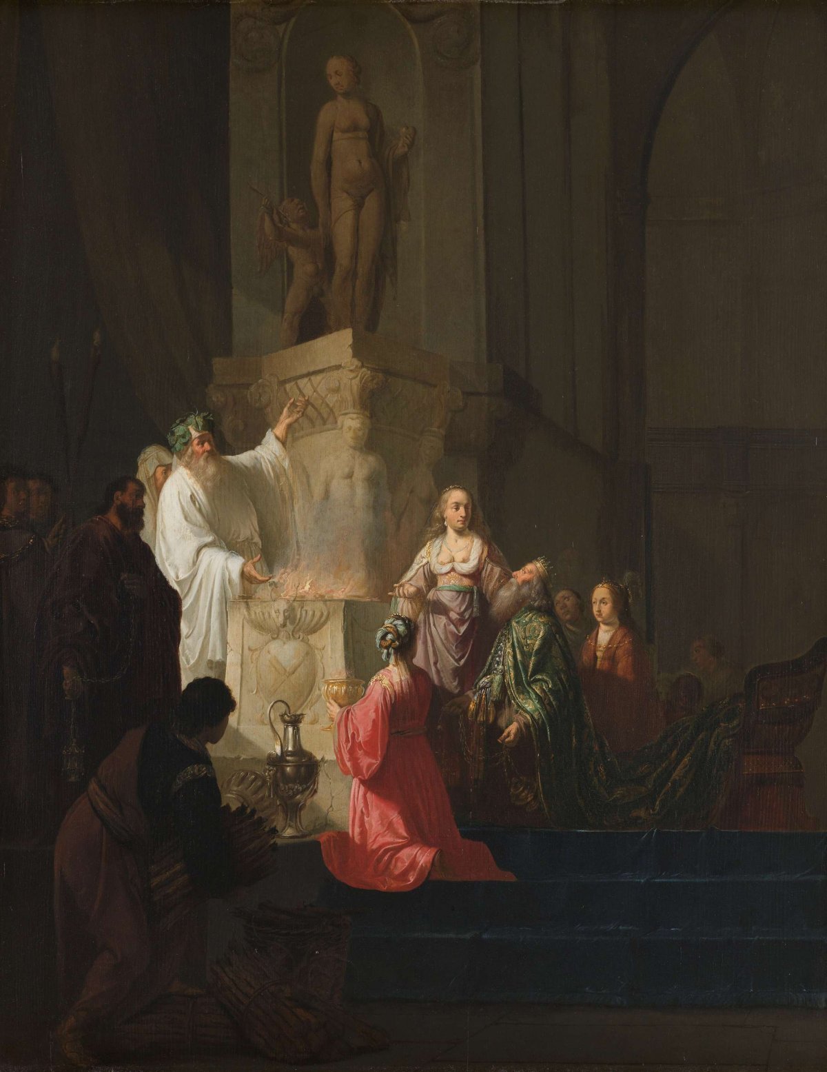 The Idolatry of King Solomon, Willem de Poorter, c. 1636 - c. 1640