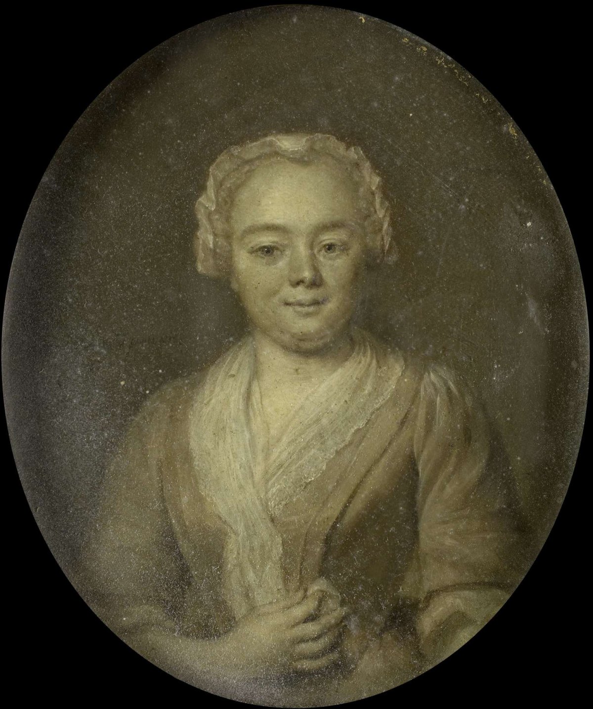 Portrait of Margaretha van Leuvenigh, Wife of Bernardus de Bosch, Jan Maurits Quinkhard, 1743