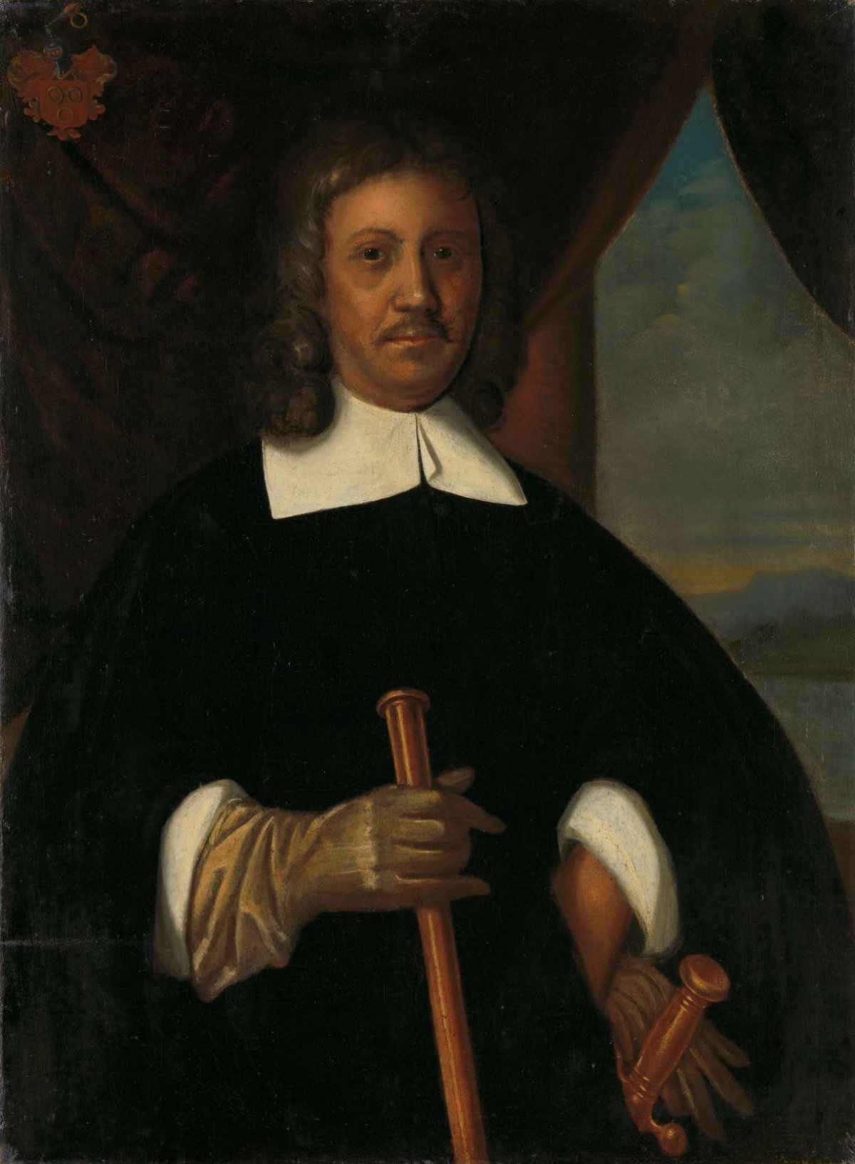 Portrait of Jan van Riebeeck (1619-77). Commander of the Cape of Good Hope and of Malacca and Secretary of the High Government of Batavia, anonymous, c. 1660