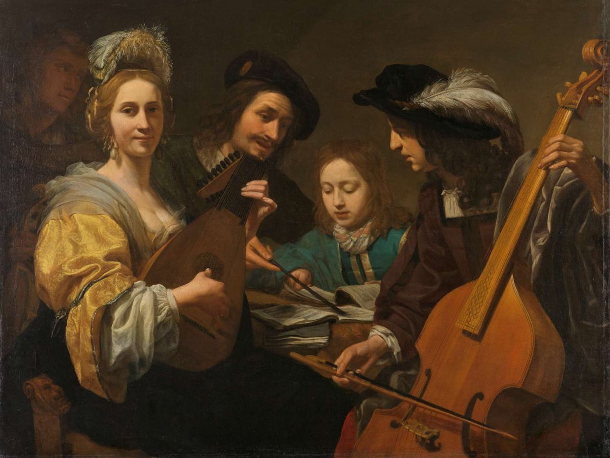 A Musical Company, Gerard van Kuijl, 1651
