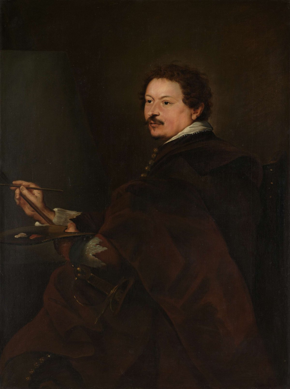 Portrait of Andries van Eertvelt (1590-1652), anonymous, c. 1650 - 1700