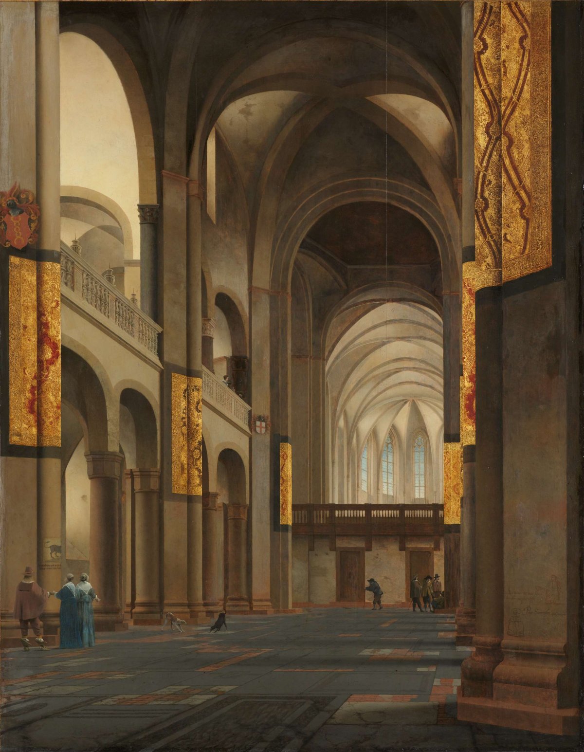 The Nave and Choir of the Mariakerk in Utrecht, Pieter Jansz Saenredam, 1641