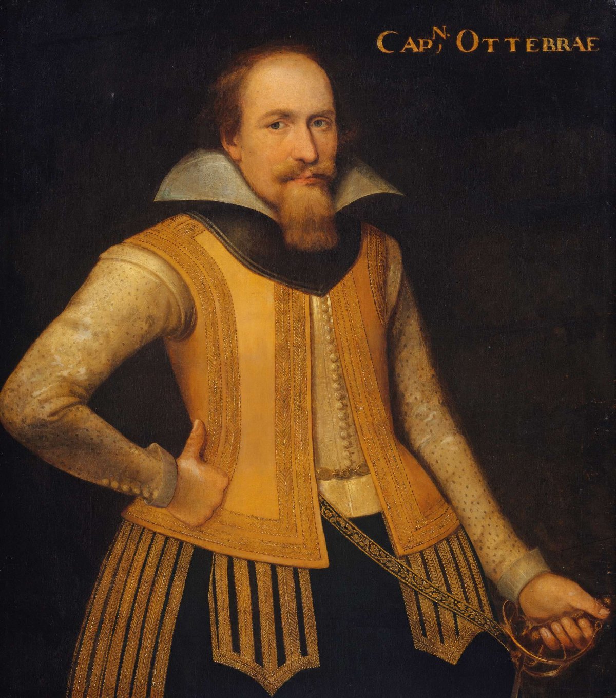 Portrait of Otto Brahe (1578-1652), anonymous, c. 1605 - c. 1610