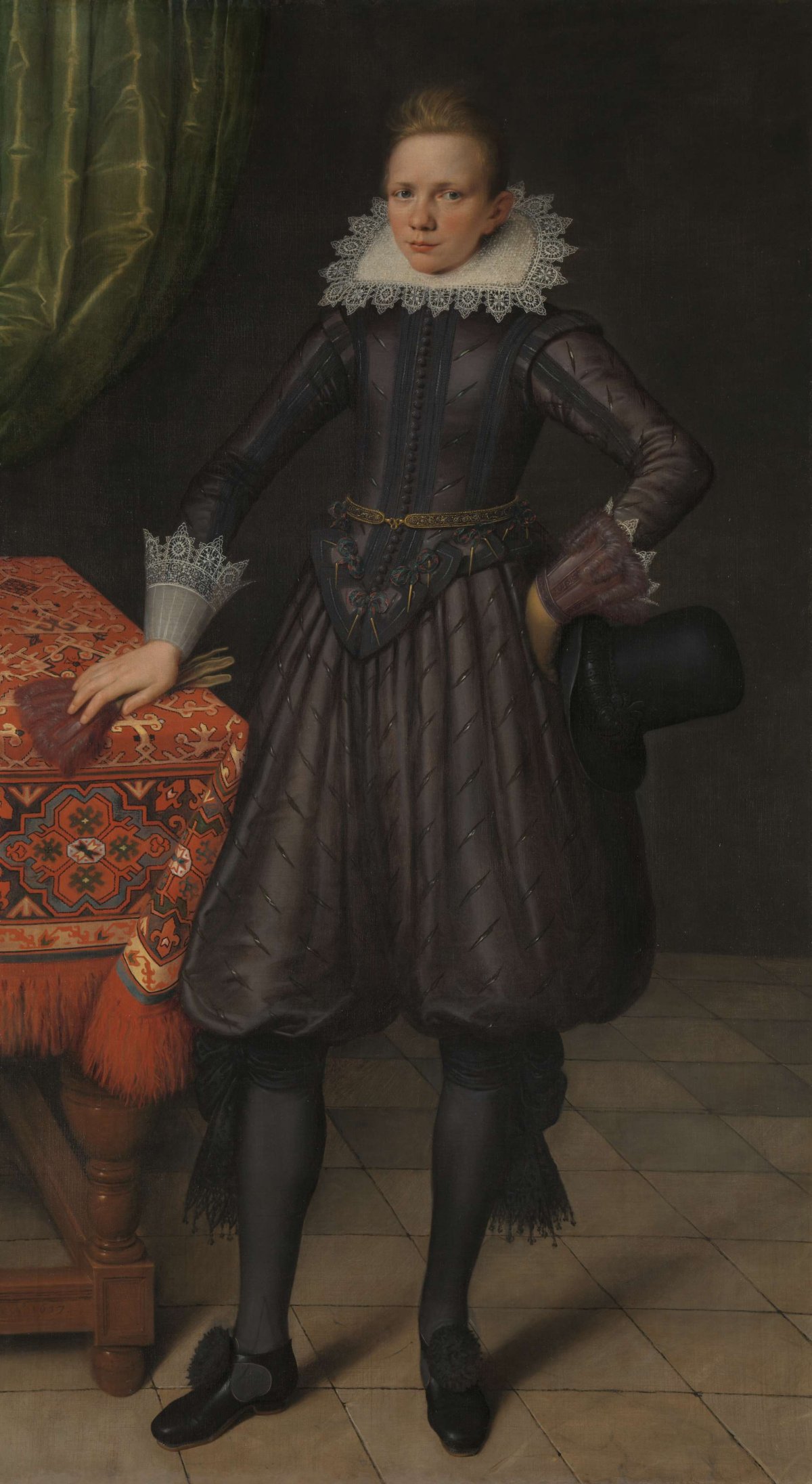 Portrait of Peter Courten, Salomon Mesdach, 1617