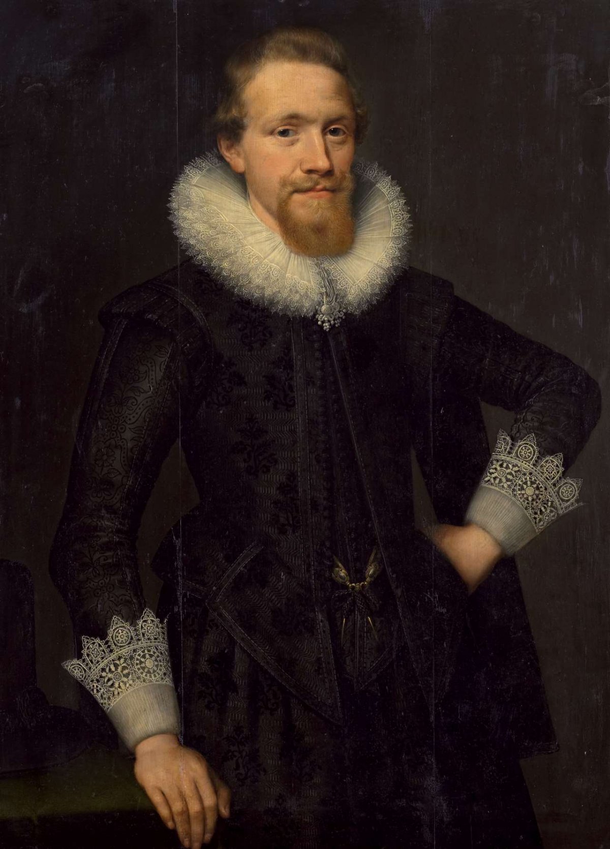 Portrait of Jacob Pergens (?-1681), Salomon Mesdach, 1619