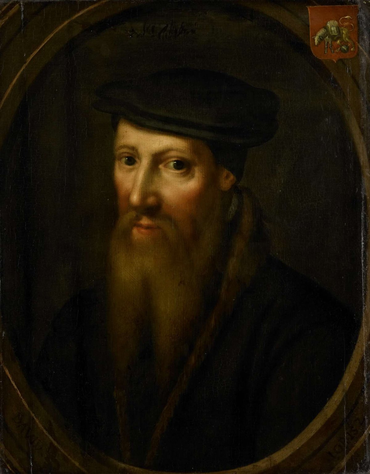 Portrait of David Jorisz, Glass Painter in Delft, Fanatic Anabaptist, after 1544 in Basel, anonymous, 1600 - 1649