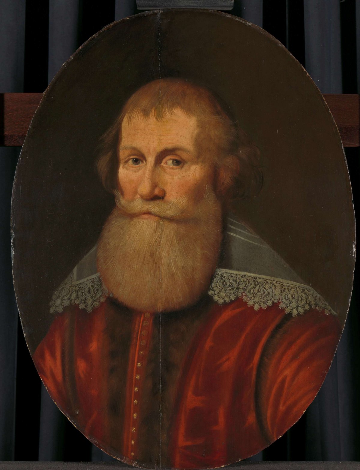 Portrait of Cornelis Haga (1578-1654), anonymous, c. 1645