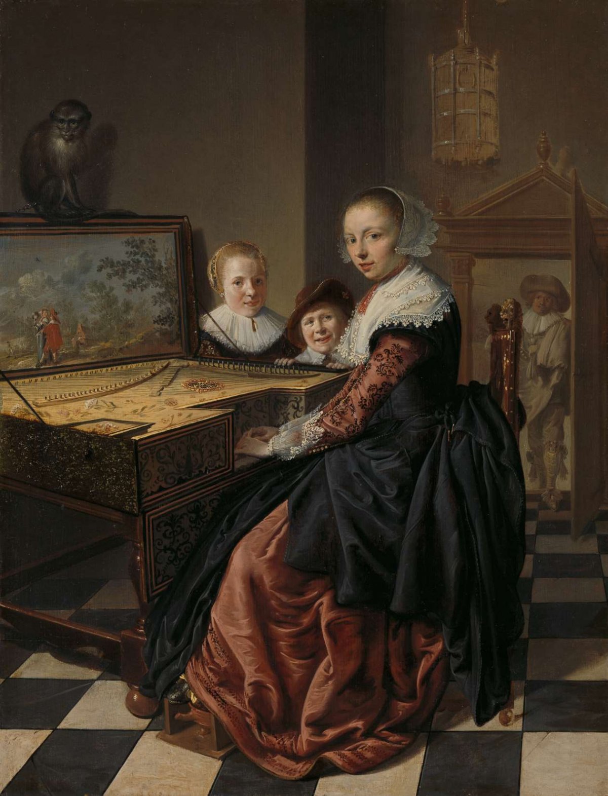 Woman Playing the Virginal, Jan Miense Molenaer, c. 1637