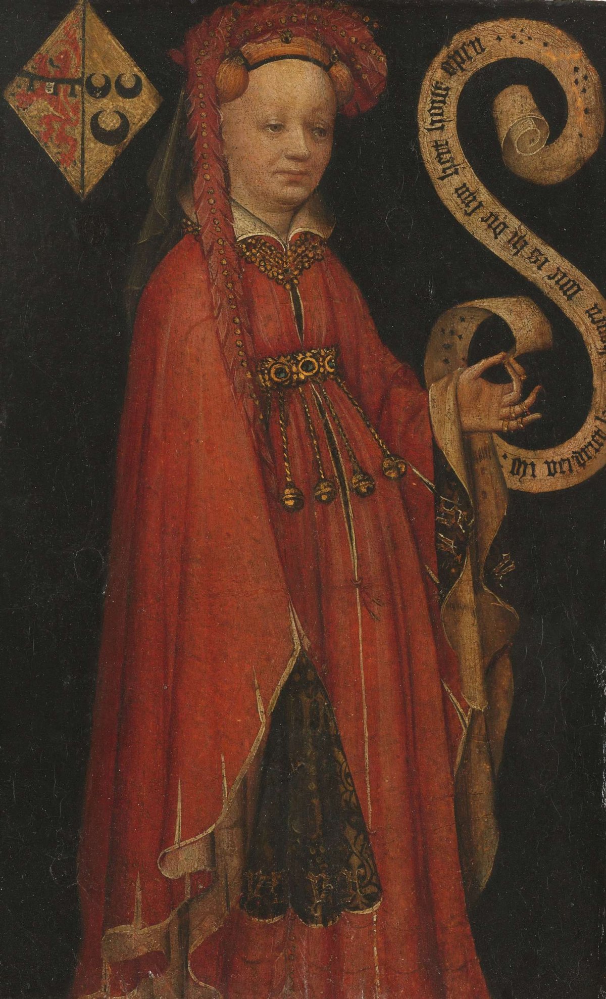 Portrait of Lysbeth van Duvenvoirde, anonymous, c. 1430