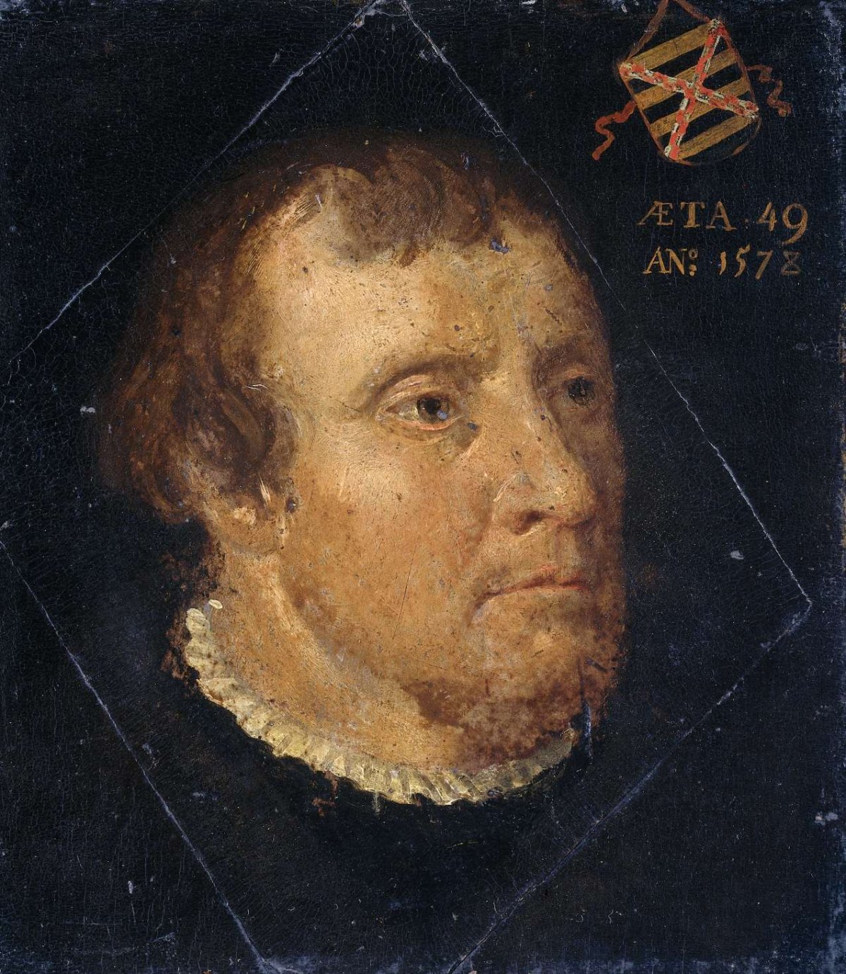 Portrait of Willem Ploos van Amstel, Bailiff of Loosdrecht, anonymous, 1578