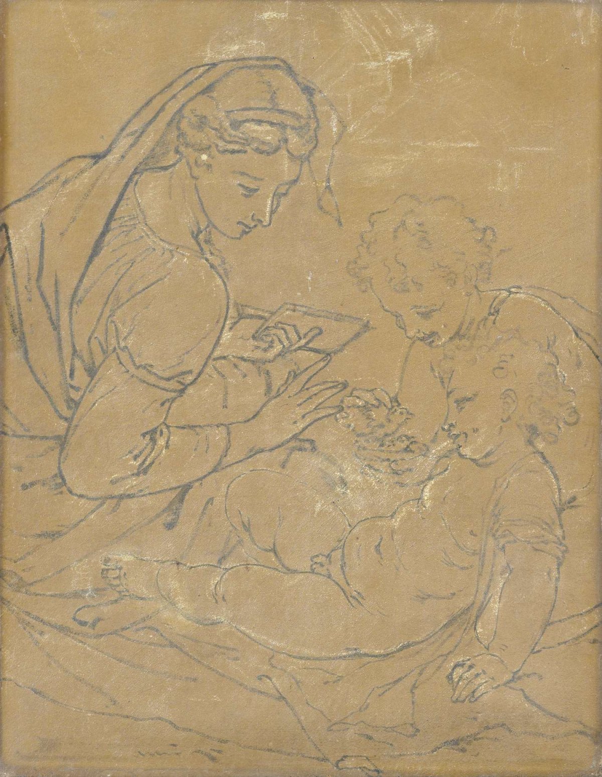 Madonna and Child with St John, Adriaen van der Werff, 1700 - 1722