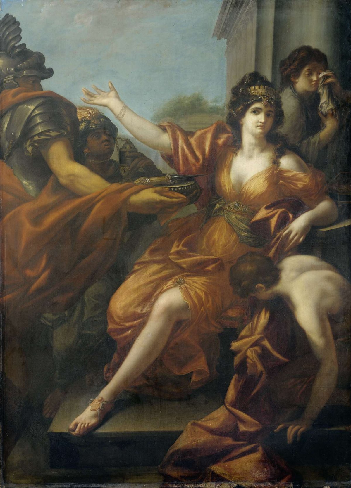 Suicide of Queen Dido, anonymous, c. 1800