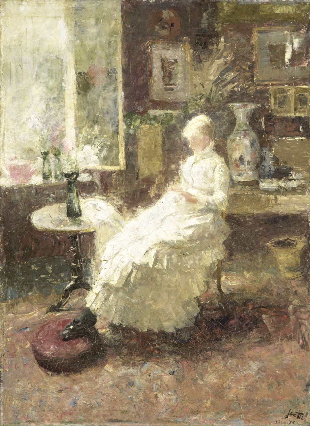 Annie Hall te Lissadell, Surrey, Jan Toorop, 1885