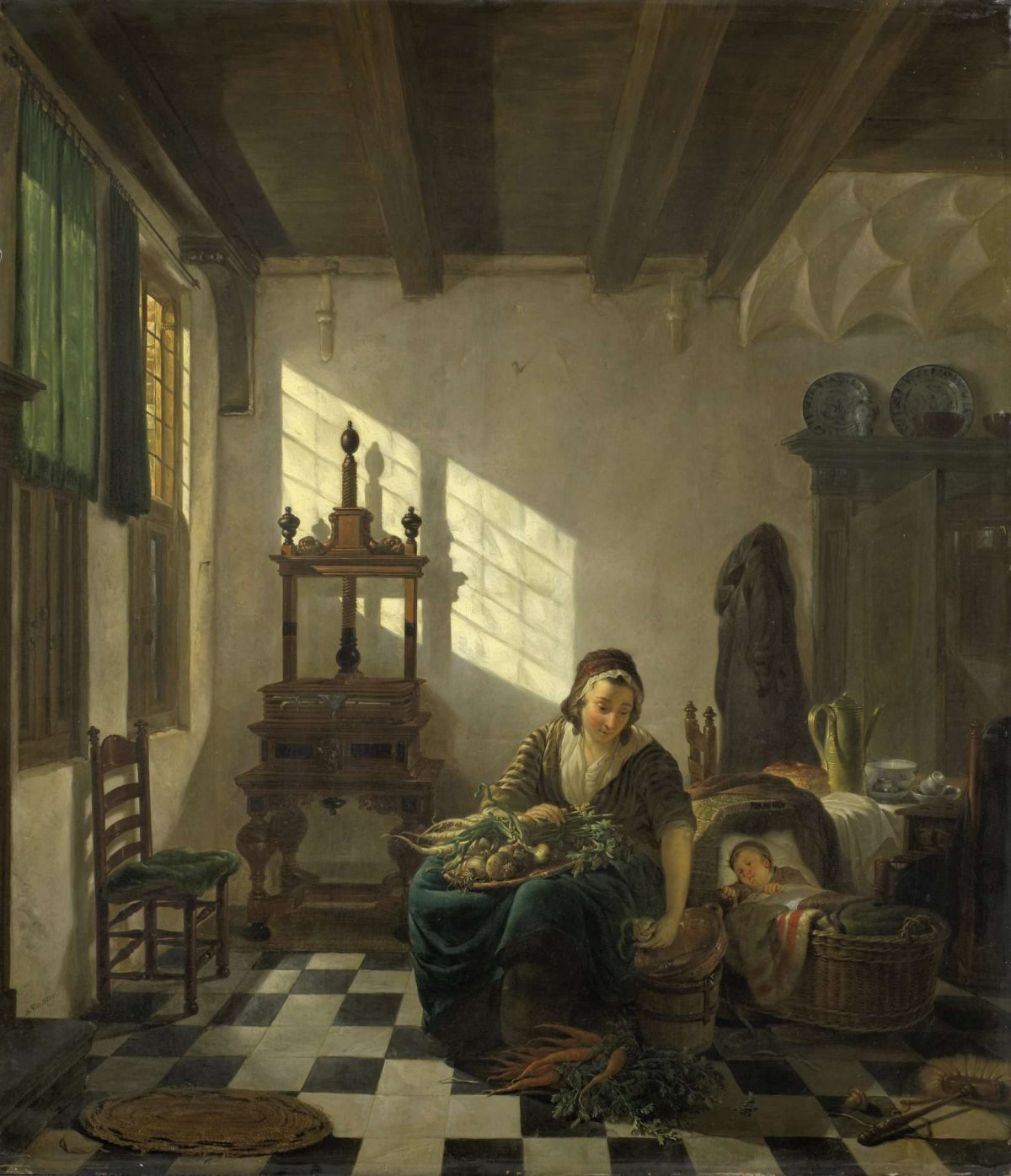 The Housewife, Abraham van Strij (I), 1800 - 1811