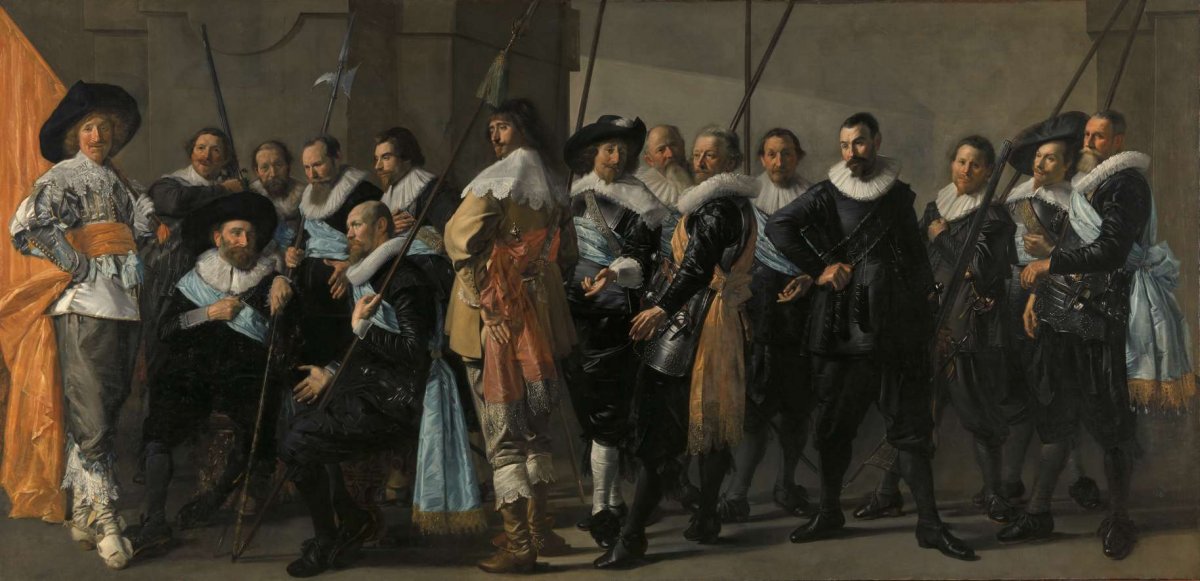 Militia Company of District XI under the Command of Captain Reynier Reael, Known as ‘The Meagre Company’, Frans Hals, 1637
