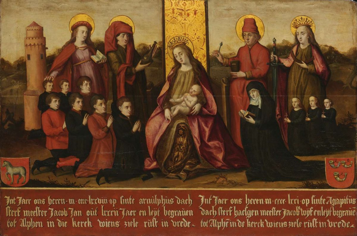 Memorial Panel for Jacob Jan van Assendelft and his Wife Haesgen van Outshoorn, anonymous, after c. 1500