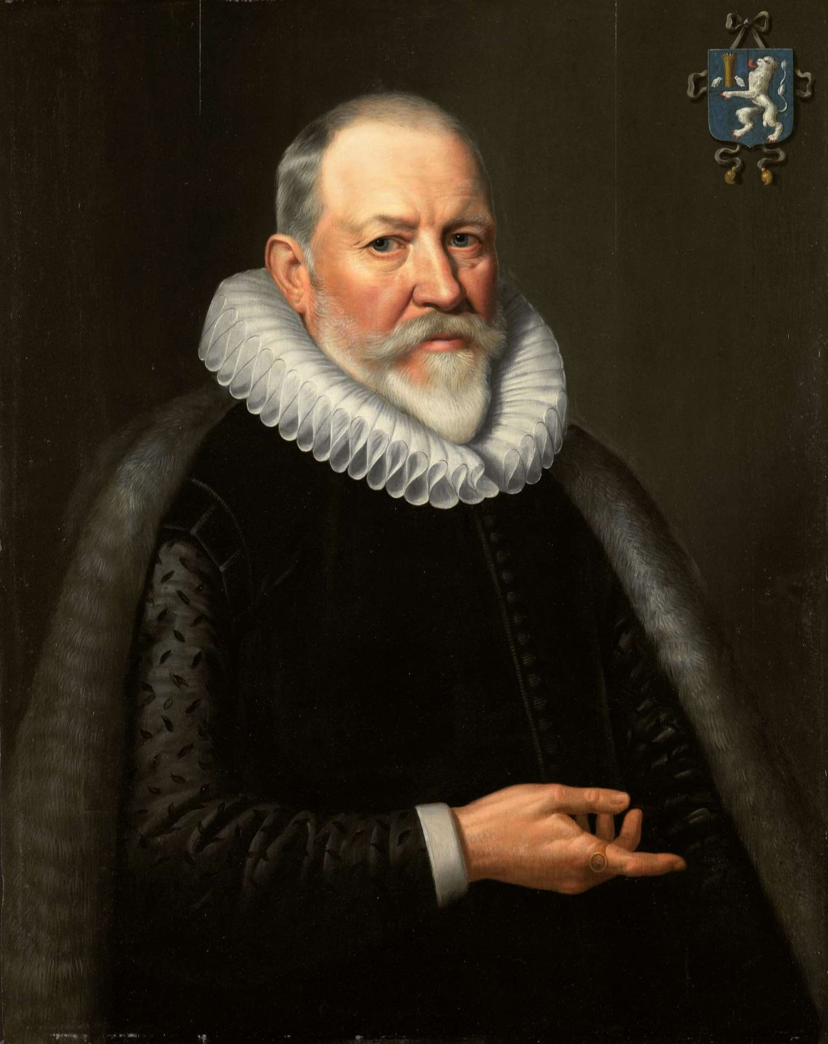 Portrait of Maerten Ruychaver (1545-1626), Michiel Jansz van Mierevelt, after 1653