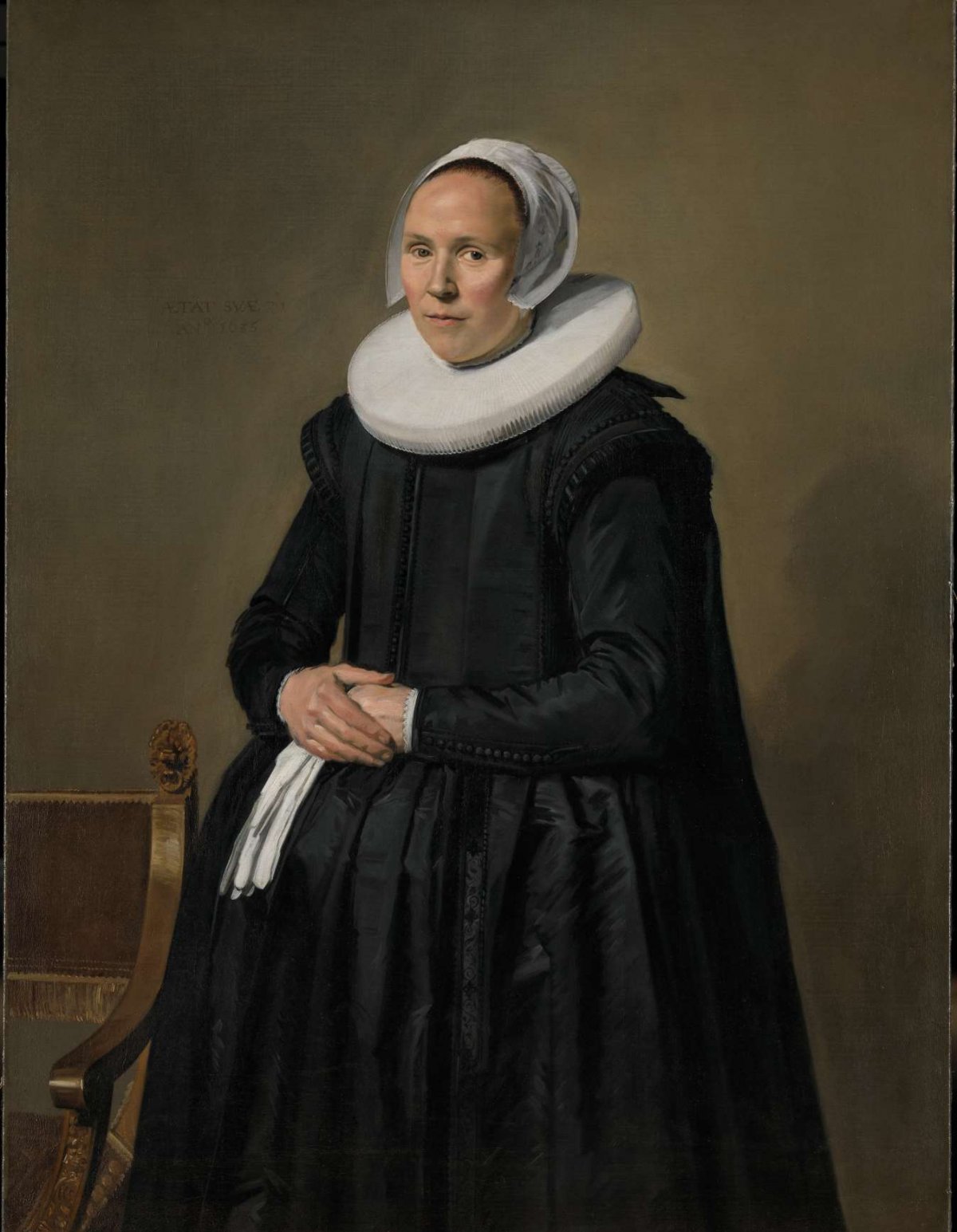 Portrait of Feyntje van Steenkiste (1603/04-40), Frans Hals, 1635